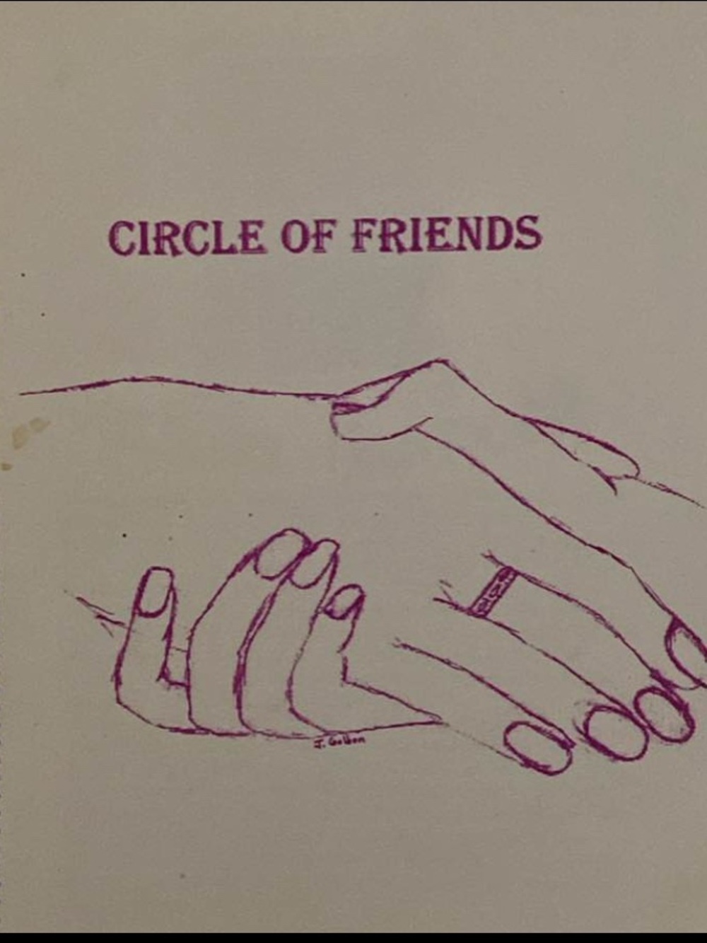 Vintage spiral cookbook Blairsville Western Pennsylvania PA Circle of Friends